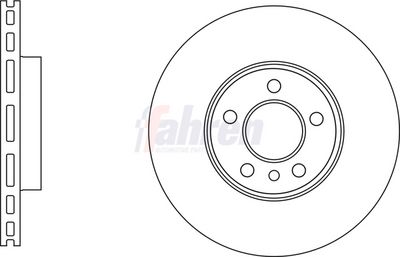 Fahren Brake Disc FBD6812