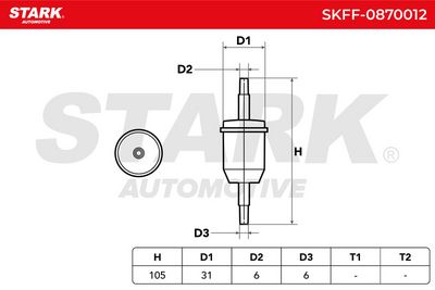 горивен филтър STARK SKFF-0870012