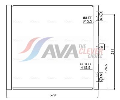 кондензатор, климатизация AVA Clever Choice PR5105