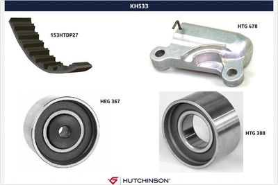 KH533 HUTCHINSON Комплект ремня ГРМ