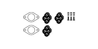 SET MONTARE SISTEM DE ESAPAMENT HJS 82447658