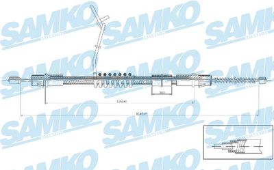 CABLU FRANA DE PARCARE