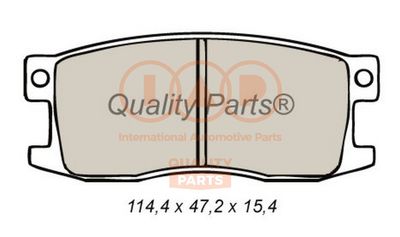 Комплект тормозных колодок, дисковый тормоз IAP QUALITY PARTS 704-06040 для HONDA PRELUDE