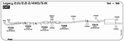 Układ wydechowy SIGAM SU013