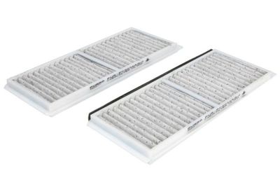 Cabinefilter met actieve kool, met zilverionen past: FORD FIESTA  MAZDA 2 1.3-1.6D 07.07-04.17