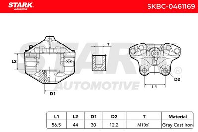 спирачен апарат STARK SKBC-0461169
