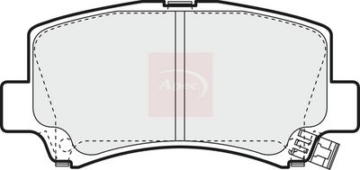 APEC Brake Pad Set, disc brake PAD1093