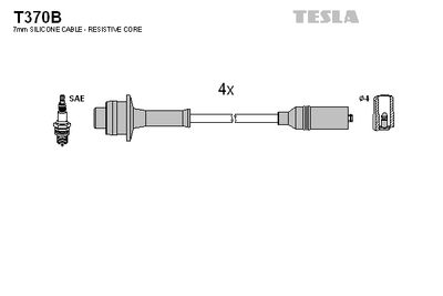 T370B TESLA Комплект проводов зажигания