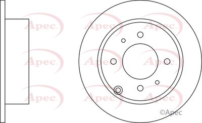 Brake Disc APEC DSK2191