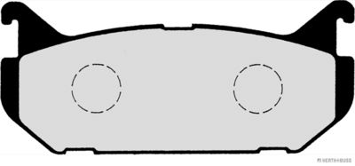 BREMSBELAGSATZ SCHEIBENBREMSE Herth+Buss Jakoparts J3613007 1