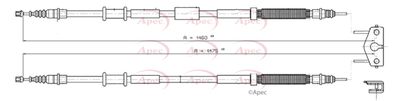 APEC Cable Pull, parking brake CAB1461