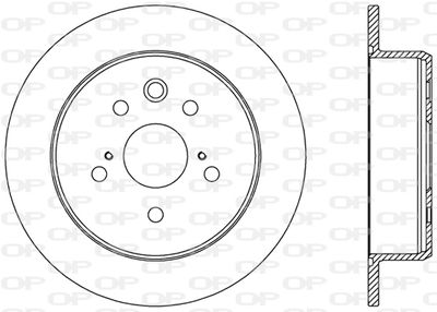 OPEN PARTS BDR2460.10 Тормозные диски  для LEXUS IS II (_E2_) 250 AWD (GSE25_)