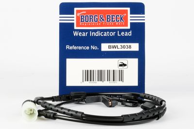 предупредителен контактен сензор, износване на накладките BORG & BECK BWL3038