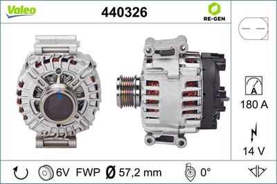 VALEO 440326 Генератор для VW MULTIVAN