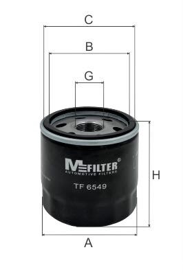 Масляный фильтр MFILTER TF 6549 для CADILLAC ATS
