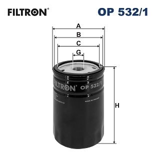 Масляный фильтр FILTRON OP 532/1 для FORD PUMA