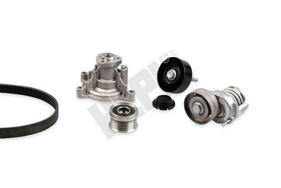 POMPA APA + SET CUREA TRANSMISIE CU CANELURI