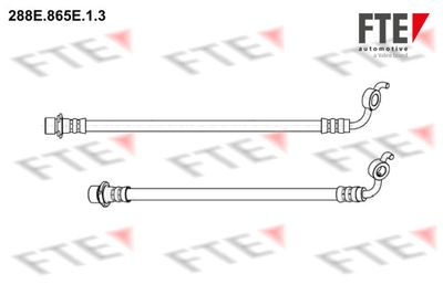Тормозной шланг FTE 288E.865E.1.3 для TOYOTA RAV 4