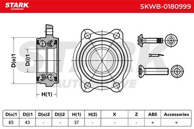 комплект колесен лагер STARK SKWB-0180999