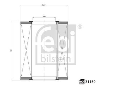 FILTRU AER FEBI BILSTEIN 31159 1