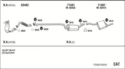 ABGASANLAGE WALKER FOK010042