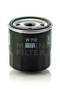 W 712 MANN-FILTER Масляный фильтр
