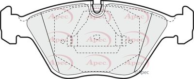 Brake Pad Set APEC PAD655