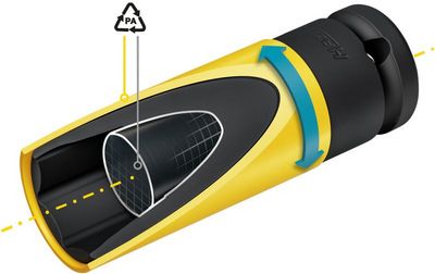 HAZET Rázová hlavica 19 mm 903SLG-19