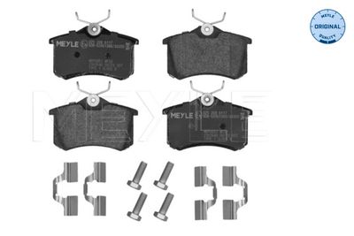 Brake Pad Set, disc brake 025 209 6117