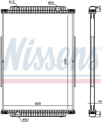 NISSENS Radiatorius, variklio aušinimas