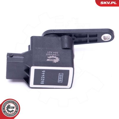 Jutiklis, žibintų diapazono reguliavimas