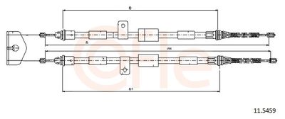 CABLU FRANA DE PARCARE
