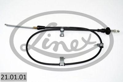 Тросик, cтояночный тормоз LINEX 21.01.01 для KIA RIO
