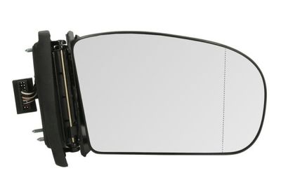 Zijspiegel Rechts (elektrisch, asferisch, met verwarming, geen draad  geen huisvesting  in de set inbegrepen connector) past: MERCEDES C-KLASA W203 05.00-08.07