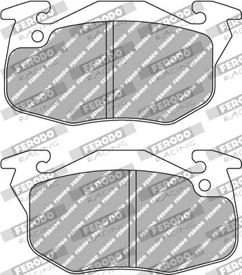 BREMSBELAGSATZ SCHEIBENBREMSE FERODO RACING FCP393H 1
