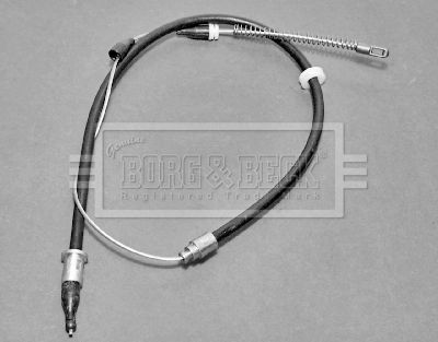 Тросик, cтояночный тормоз BORG & BECK BKB1203 для OPEL CORSA