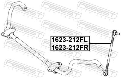 BRAT/BIELETA SUSPENSIE STABILIZATOR FEBEST 1623212FR 1