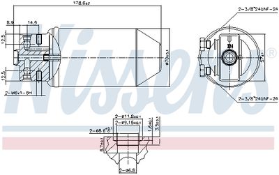 USCATOR AER CONDITIONAT NISSENS 95048 4