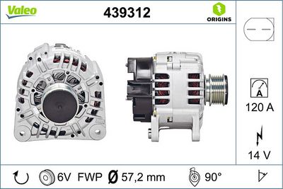 генератор VALEO 439312
