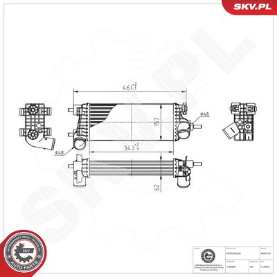 Chladič turba ESEN SKV 98SKV137