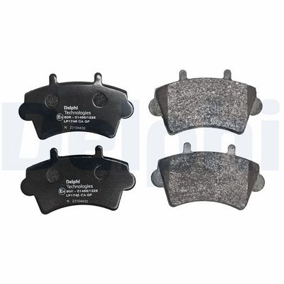 Brake Pad Set, disc brake LP1746