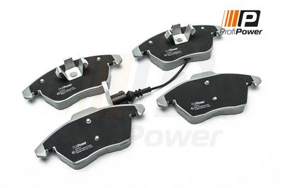 stabdžių trinkelių rinkinys, diskinis stabdys 1B1004 ProfiPower