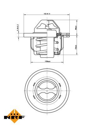 Thermostat, coolant 725150