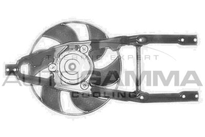 Вентилятор, охлаждение двигателя AUTOGAMMA GA201404 для FIAT CINQUECENTO