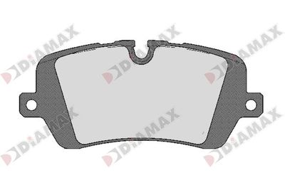 DIAMAX N09684 Тормозные колодки и сигнализаторы  для LAND ROVER RANGE ROVER IV (L405) 5.0 SCV8 4x4