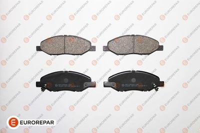 Комплект тормозных колодок, дисковый тормоз EUROREPAR 1639377480 для NISSAN NOTE
