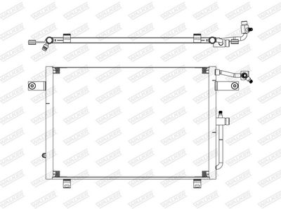 CONDENSATOR CLIMATIZARE WALKER WCD00253 7