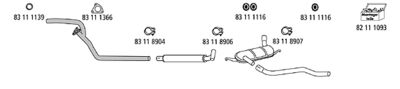 SISTEM DE ESAPAMENT HJS VW1411