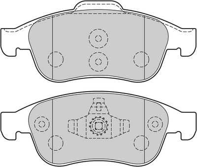 BREMSBELAGSATZ SCHEIBENBREMSE VALEO 301059 1