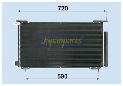 JAPANPARTS Kondensatorius, oro kondicionierius